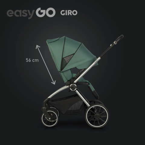 EasyGo GIRO 2w1 Green – Lekki i Wszechstronny Wózek Dla Dzieci do 22 kg