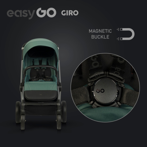 EasyGo GIRO 2w1 Green – Lekki i Wszechstronny Wózek Dla Dzieci do 22 kg