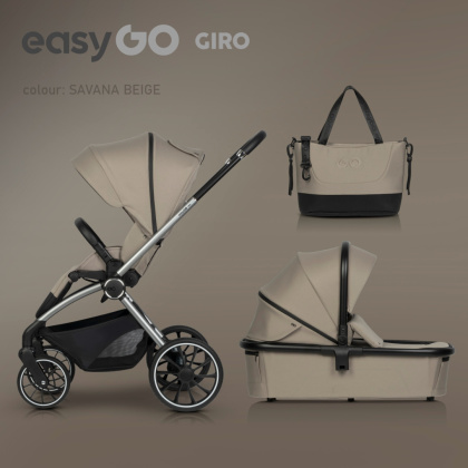 EasyGo GIRO 2w1 Savana – Lekki i Wszechstronny Wózek Dla Dzieci do 22 kg