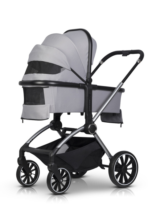 EasyGo GIRO 2w1 Grey – Lekki i Wszechstronny Wózek Dla Dzieci do 22 kg