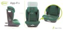 4BABY APP‑FIX Dark Green i‑Size – fotelik samochodowy 100–150 cm z ISOFIX i regulacją
