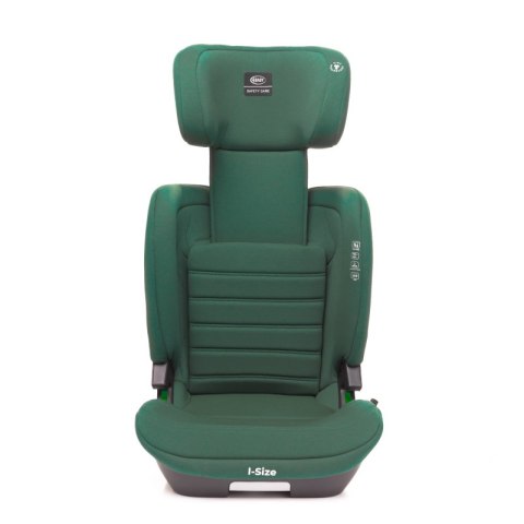 Fotelik samochodowy 4baby App-Fix Dark Green z regulacją zagłówka i ISOFIX