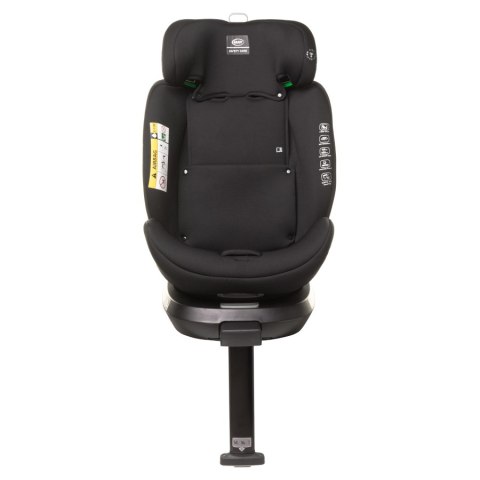 Fotelik samochodowy 4baby Enzo-Fix 360° Black – Komfort i bezpieczeństwo