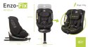 4BABY ENZO‑FIX 360 Black i‑Size – obrotowy fotelik 40–150 cm z ISOFIX