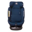 4BABY ENZO‑FIX 360 Navy Blue i‑Size – obrotowy fotelik 40–150 cm z ISOFIX