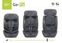 4BABY GO‑FIX Graphite i‑Size – fotelik samochodowy 76–150 cm z ISOFIX