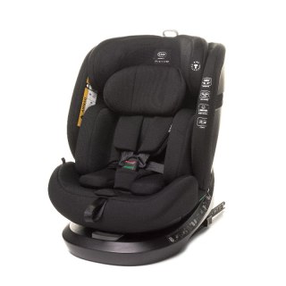 Fotelik samochodowy 4baby Roto-Fix Black i-Size 40-150 cm z obrotową platformą