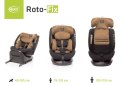 4BABY ROTO‑FIX Mokka i‑Size – obrotowy fotelik samochodowy 40–150 cm z ISOFIX