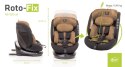 4BABY ROTO‑FIX Mokka i‑Size – obrotowy fotelik samochodowy 40–150 cm z ISOFIX