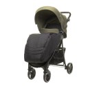 Wózek spacerowy 4BABY RAPID XXIV Khaki – lekki i wytrzymały do 22 kg