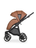 Riko Aura 3w1 Cognack – Luksusowy wózek dziecięcy z żelowymi kołami i amortyzacją