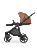 Riko Aura 3w1 Cognack – Luksusowy wózek dziecięcy z żelowymi kołami i amortyzacją