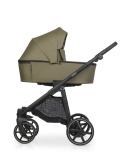 Riko Aura 3w1 Khaki – Luksusowy wózek dziecięcy z żelowymi kołami i amortyzacją