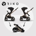 Riko CAVA 2w1 Coal – Nowoczesny Wózek Dziecięcy Premium