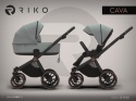 Riko CAVA 2w1 Sage – Nowoczesny Wózek Dziecięcy Premium