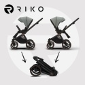 Riko CAVA 2w1 Sage – Nowoczesny Wózek Dziecięcy Premium