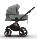 Riko CAVA 2w1 Sage – Nowoczesny Wózek Dziecięcy Premium