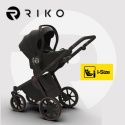 Riko Cava 3w1 Sage – Wielofunkcyjny wózek dziecięcy z amortyzacją i fotelikiem