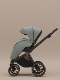 Riko Cava 3w1 Sage – Wielofunkcyjny wózek dziecięcy z amortyzacją i fotelikiem