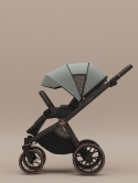 Riko Cava 3w1 Sage – Wielofunkcyjny wózek dziecięcy z amortyzacją i fotelikiem