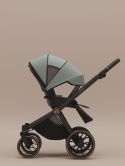 Riko Cava 3w1 Sage – Wielofunkcyjny wózek dziecięcy z amortyzacją i fotelikiem