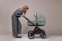 Riko Cava 3w1 Sage – Wielofunkcyjny wózek dziecięcy z amortyzacją i fotelikiem