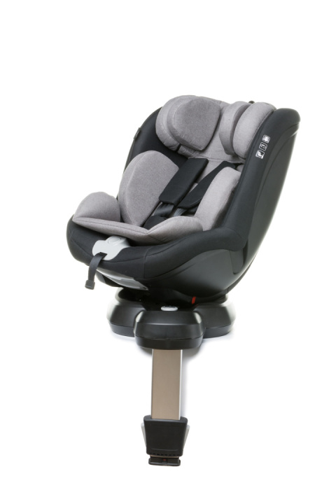 Fotelik Samochodowy 4Baby Nano-Fix Black i-Size 0-18 kg z Obrotową Bazą i Systemem ISOFIX.