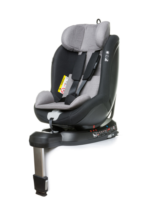 Fotelik Samochodowy 4Baby Nano-Fix Black i-Size 0-18 kg z Obrotową Bazą i Systemem ISOFIX.