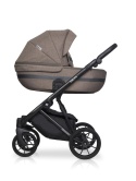 RIKO BASIC DELTA 3w1 Cappucino – Nowoczesny wózek wielofunkcyjny z amortyzacją