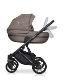 RIKO BASIC DELTA 3w1 Cappucino – Nowoczesny wózek wielofunkcyjny z amortyzacją