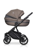 RIKO BASIC DELTA 3w1 Cappucino – Nowoczesny wózek wielofunkcyjny z amortyzacją