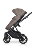 RIKO BASIC DELTA 3w1 Cappucino – Nowoczesny wózek wielofunkcyjny z amortyzacją