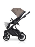 RIKO BASIC DELTA 3w1 Cappucino – Nowoczesny wózek wielofunkcyjny z amortyzacją