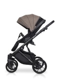 RIKO BASIC DELTA 3w1 Cappucino – Nowoczesny wózek wielofunkcyjny z amortyzacją