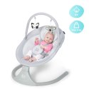 KINDERKRAFT LULI GREY – Elektroniczny bujaczek-leżaczek dla dzieci