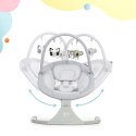 KINDERKRAFT LULI GREY – Elektroniczny bujaczek-leżaczek dla dzieci