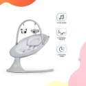 KINDERKRAFT LULI GREY – Elektroniczny bujaczek-leżaczek dla dzieci