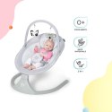 KINDERKRAFT LULI GREY – Elektroniczny bujaczek-leżaczek dla dzieci