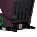 Kinderkraft Junior Fix Graphite Cherry i‑Size – booster ISOFIX dla dzieci 100–150 cm