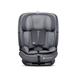 Kinderkraft ONETO3 Grey i‑Size – fotelik samochodowy 76–150 cm z ISOFIX i funkcją recline