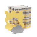 Mata piankowa puzzle KINDERKRAFT LUNO SHAPES Yellow – 30 elementów