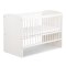Łóżeczko dziecięce Klupś KAROLINA II – Białe 120x60 z regulacją wysokości