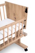 Łóżeczko dostawne Klupś ZOYA 5w1 Dąb na Kółkach – Funkcjonalność i Styl