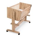 Łóżeczko dostawne Klupś ZOYA 5w1 Dąb na Kółkach – Funkcjonalność i Styl