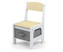 Milly Mally Sven Natural – Zestaw mebli dziecięcych: stolik i dwa krzesełka