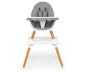Milly Mally Malmo 2w1 Grey – Wielofunkcyjne krzesełko do karmienia