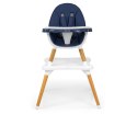 Milly Mally Malmo 2w1 Navy – Wielofunkcyjne krzesełko do karmienia