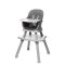 4BABY MASTER Grey 6w1 – Krzesełko do karmienia z funkcją stolika i siedziska na krzesło
