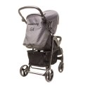 Wózek spacerowy 4BABY RAPID XXIV Graphite – lekki i wytrzymały do 22 kg
