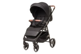 4BABY Stinger XXIV Black – lekki wózek spacerowy 0–22 kg z amortyzacją